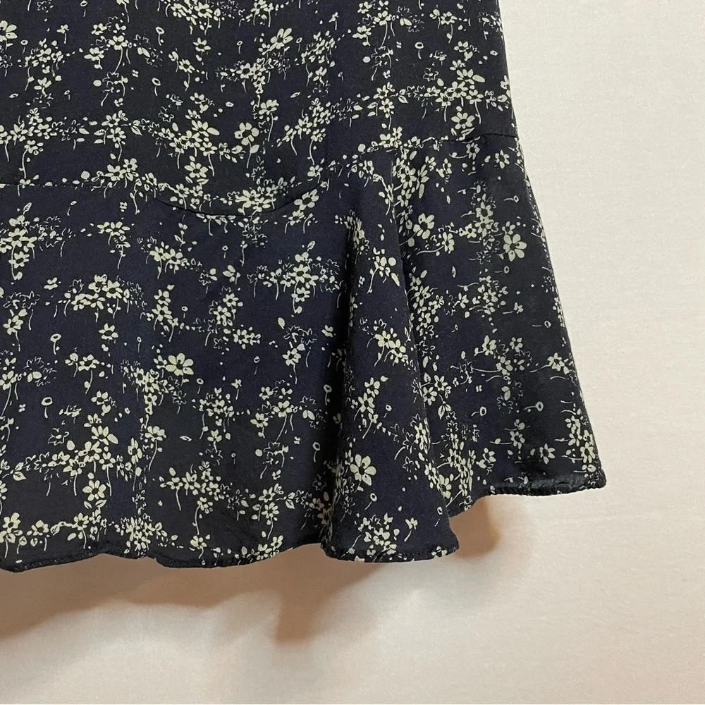 Free People Caught Up Tie Ditsy Floral Printed Mini Slip Dress - Picture 6 of 13